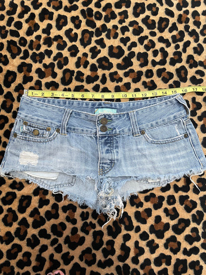 hollister lowrise ultra mini shorts