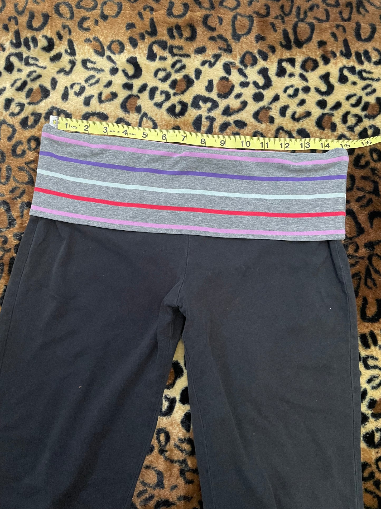 xhileration lowrise foldover leggings