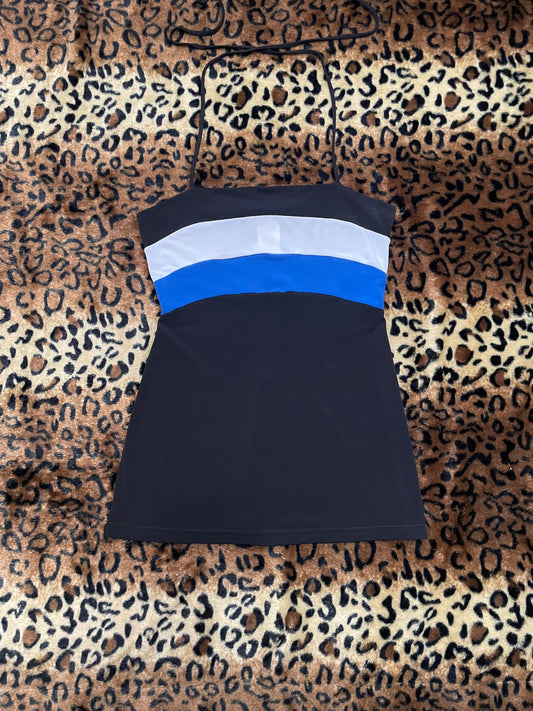 striped halter top