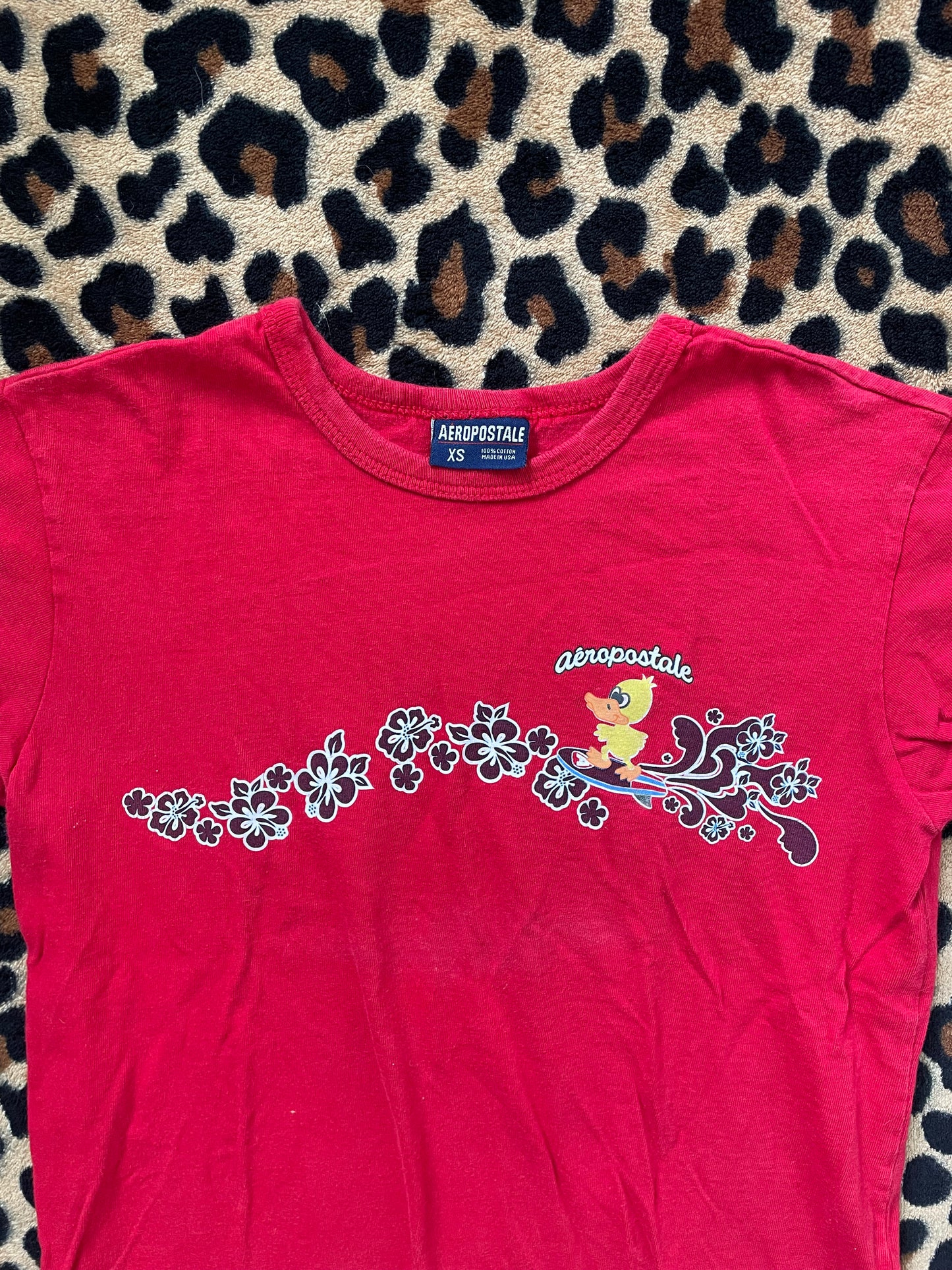 aeropostale duck baby tee