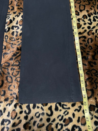 VS Pink skull foldover lowrise flare leggings