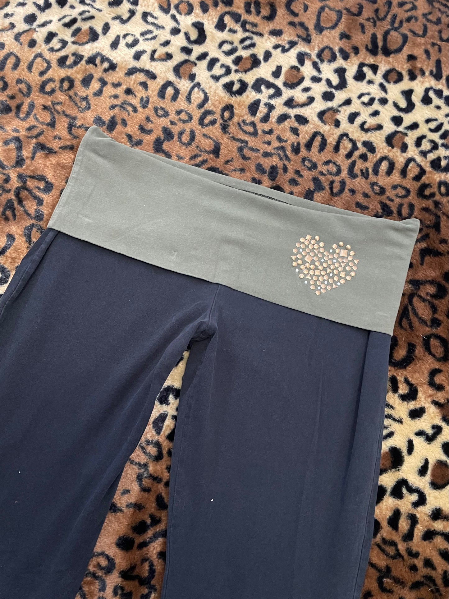 mossimo studded lowrise foldover leggings