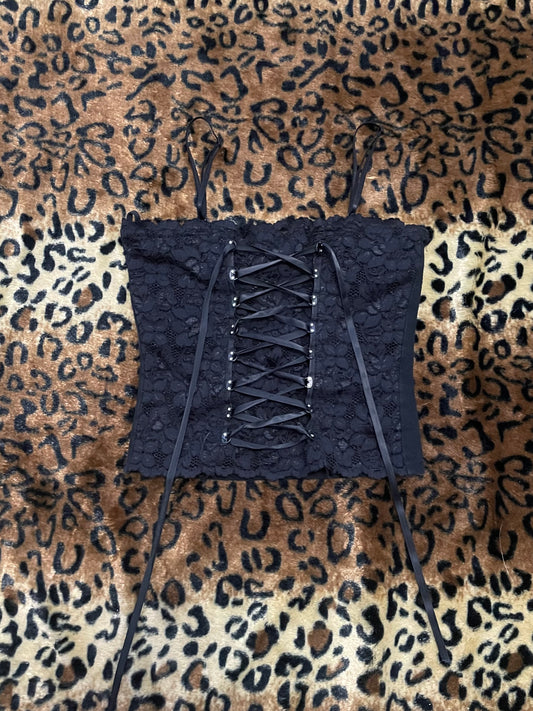 lace corset style tank