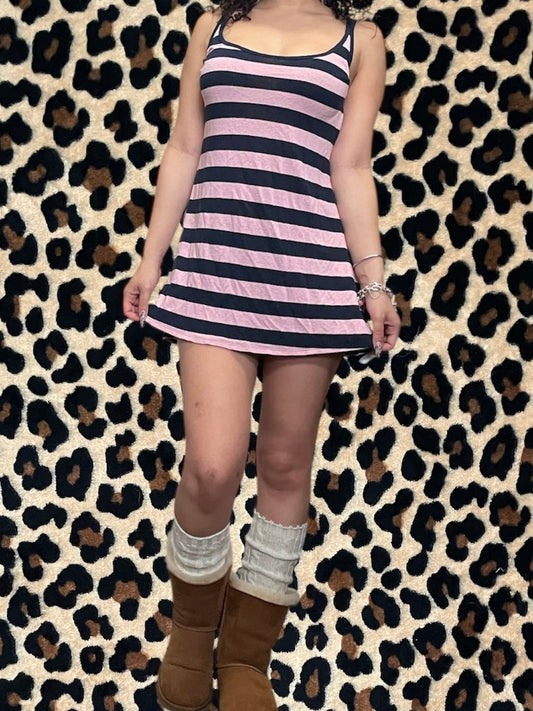 abercrombie striped mini dress