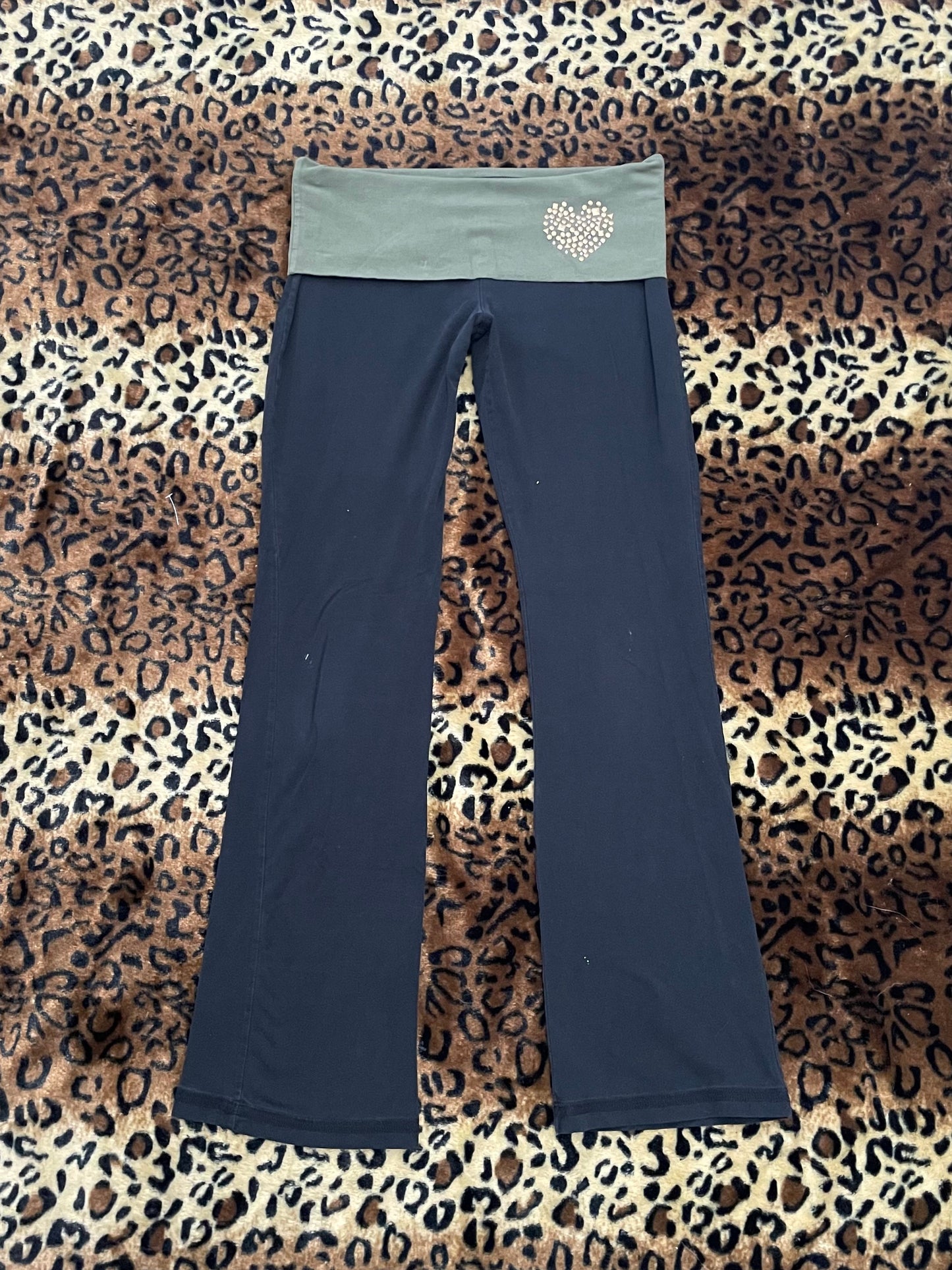 mossimo studded lowrise foldover leggings