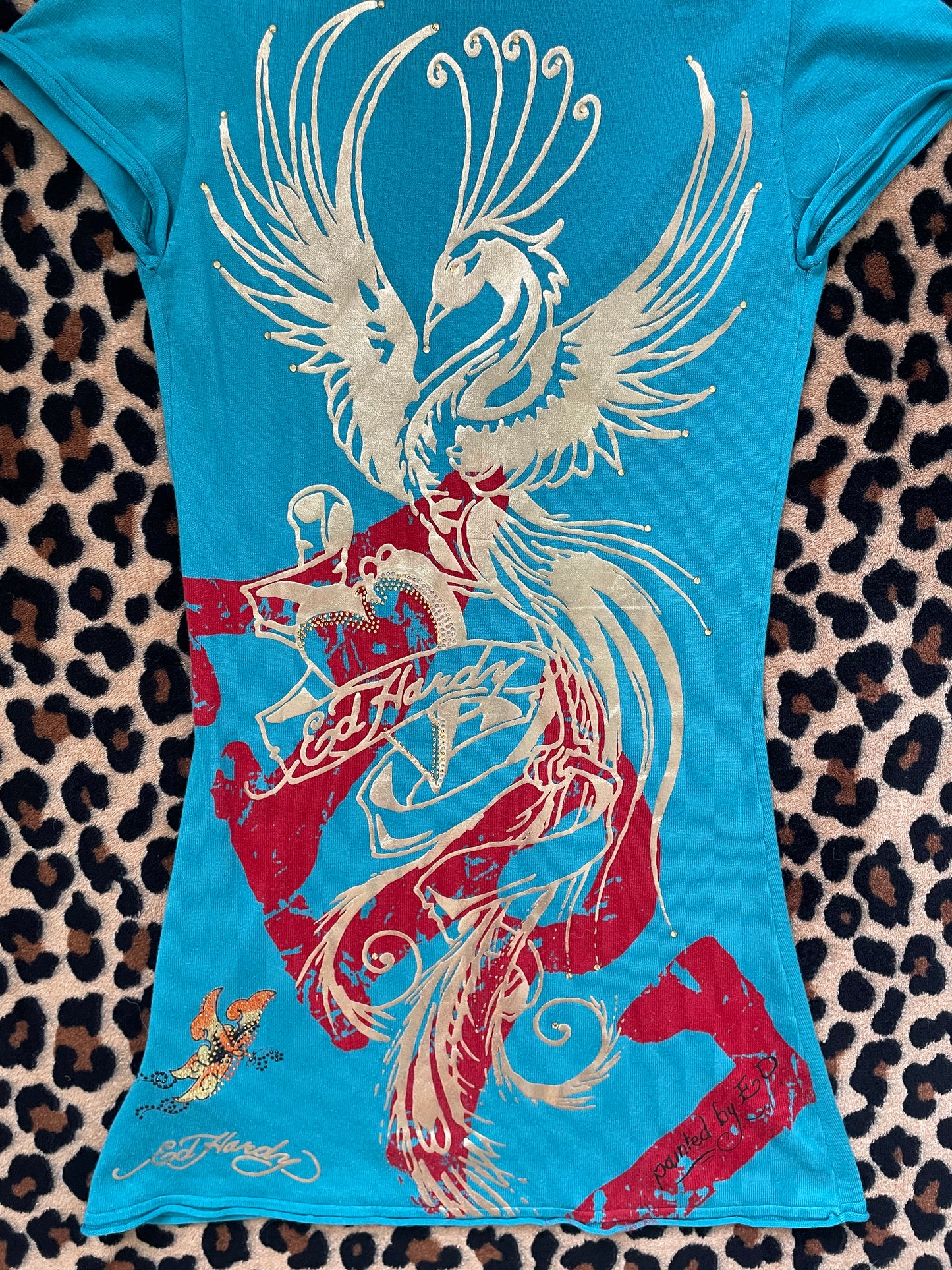 ed hardy mini dress