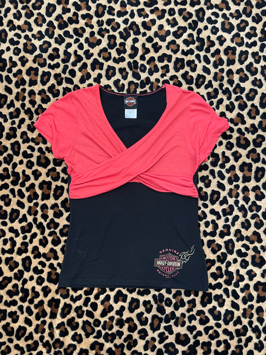 harley davidson babydoll top