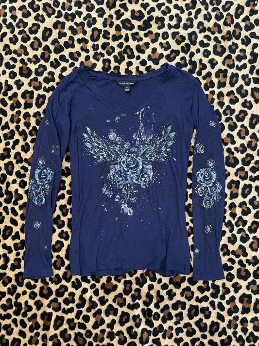 rock & republic angelwing longsleeve