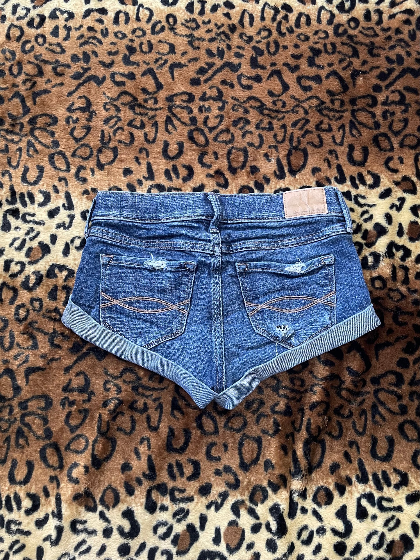 abercrombie lowrise mini shorts