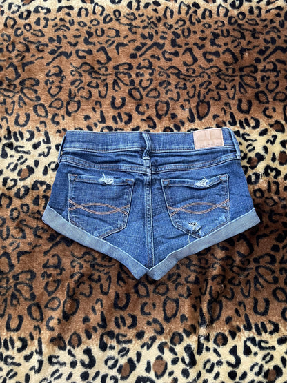 abercrombie lowrise mini shorts