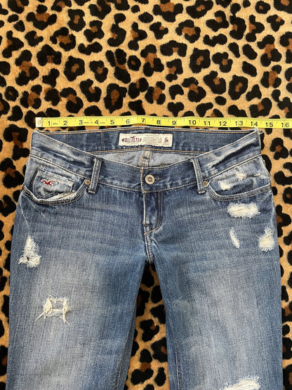 hollister lowrise flare jeans