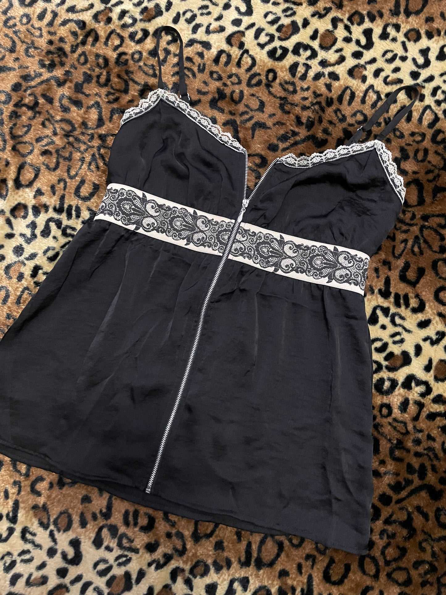 xhileration lace babydoll cami