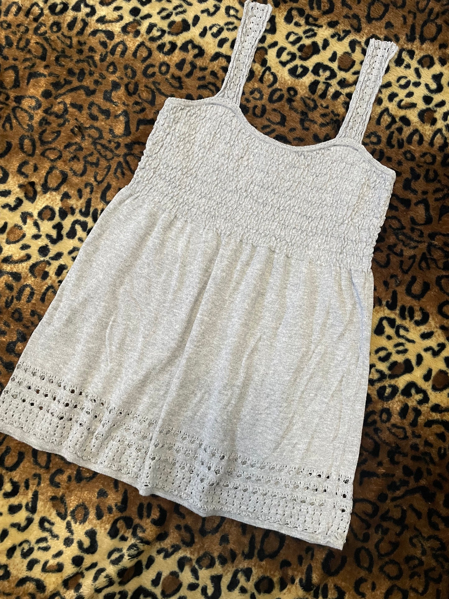 maurices knit babydoll tank