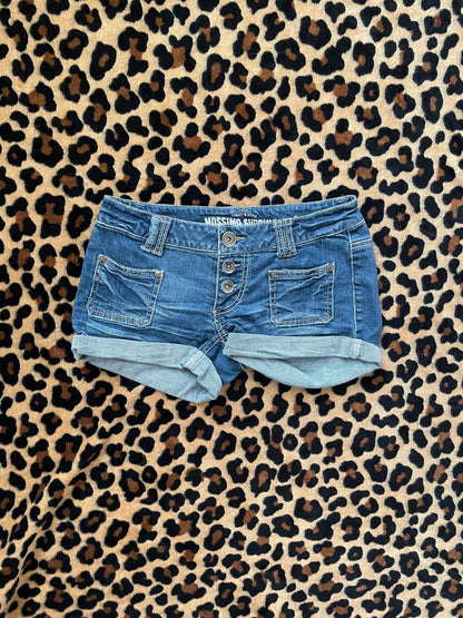 mossimo low rise pocket mini shorts