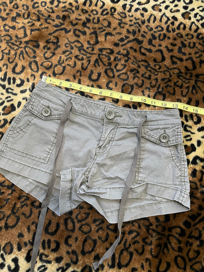 paris blues cargo mini shorts