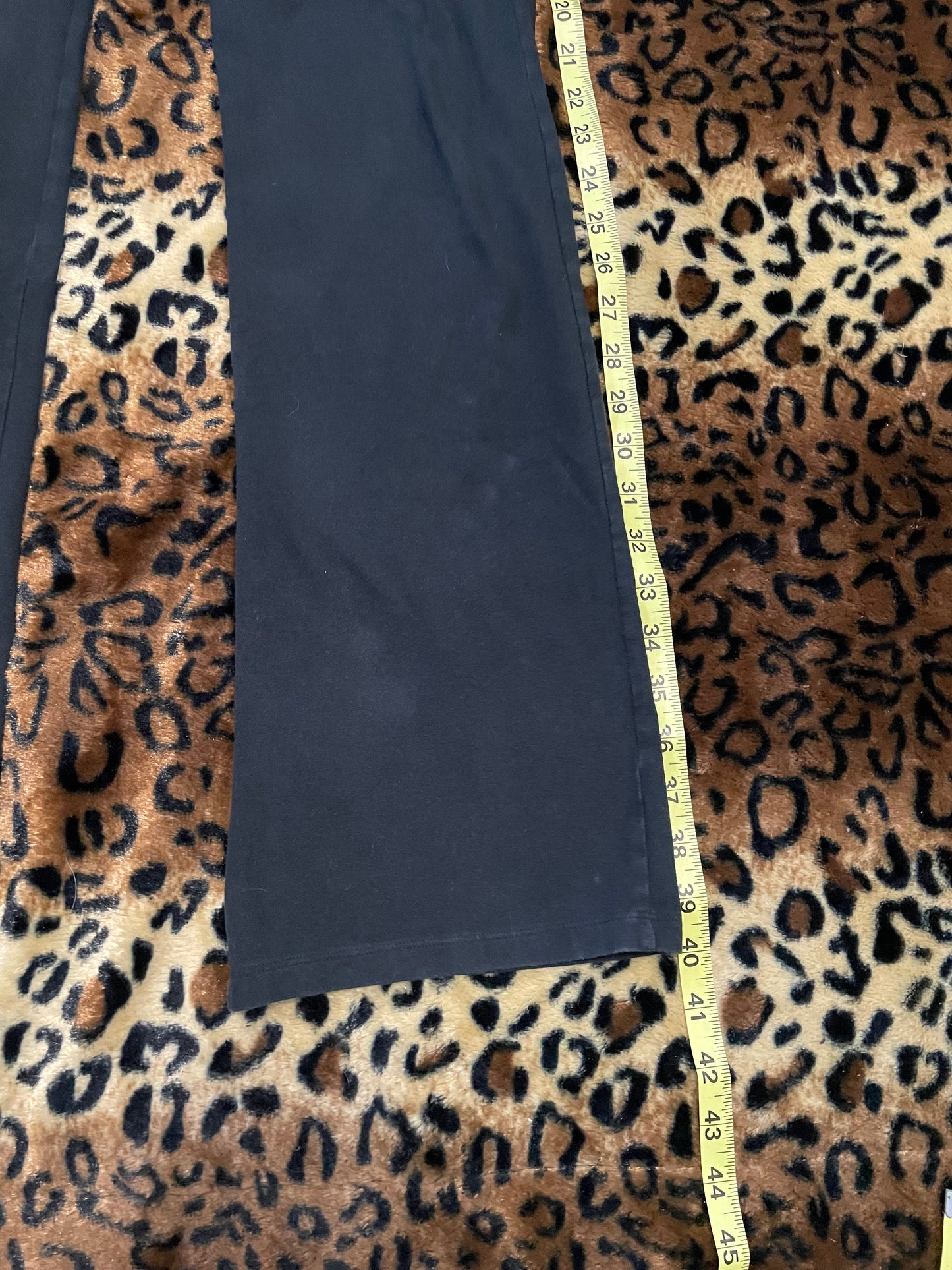 VS Pink lace lowrise flare leggings