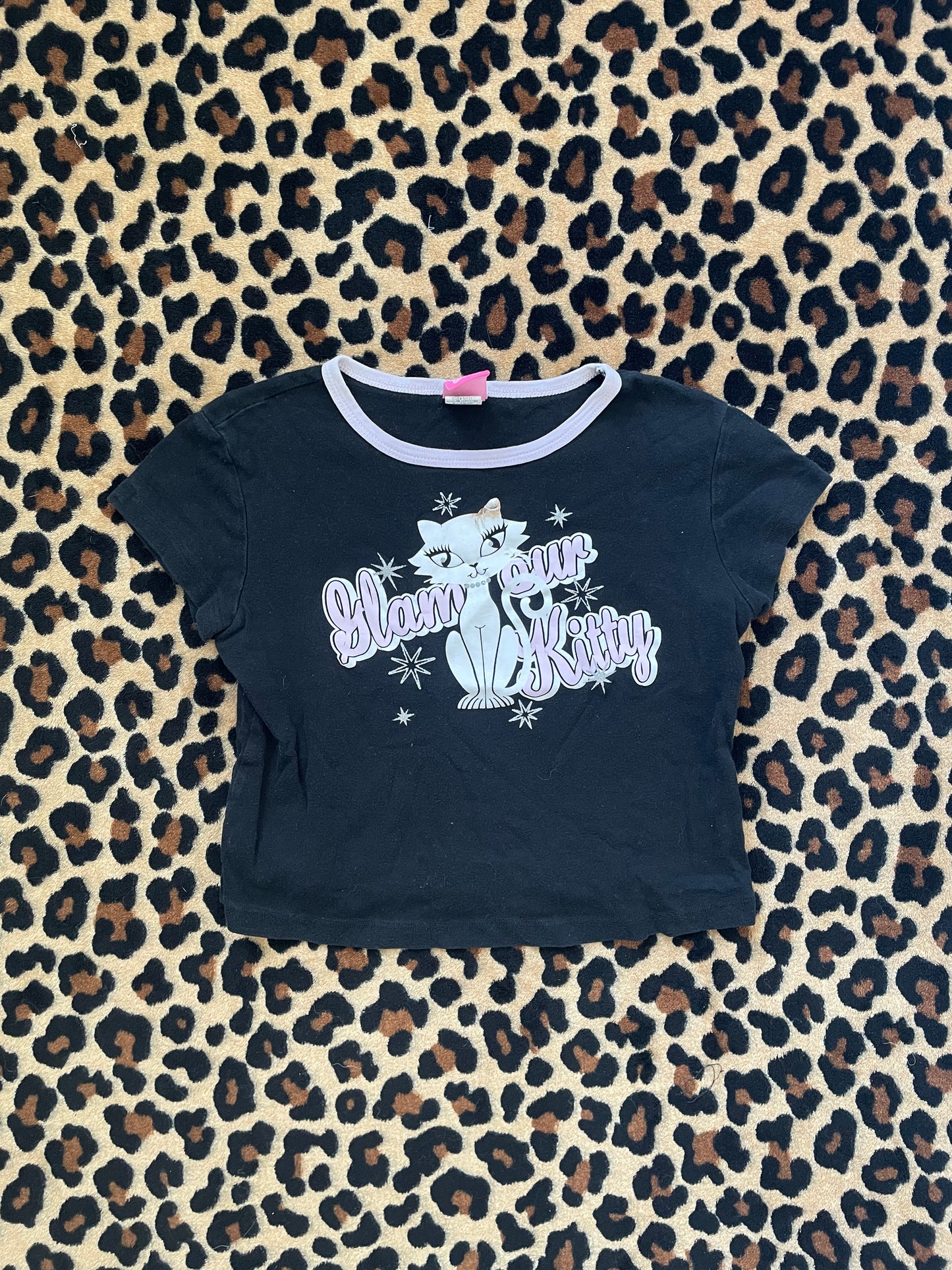 kitty baby tee