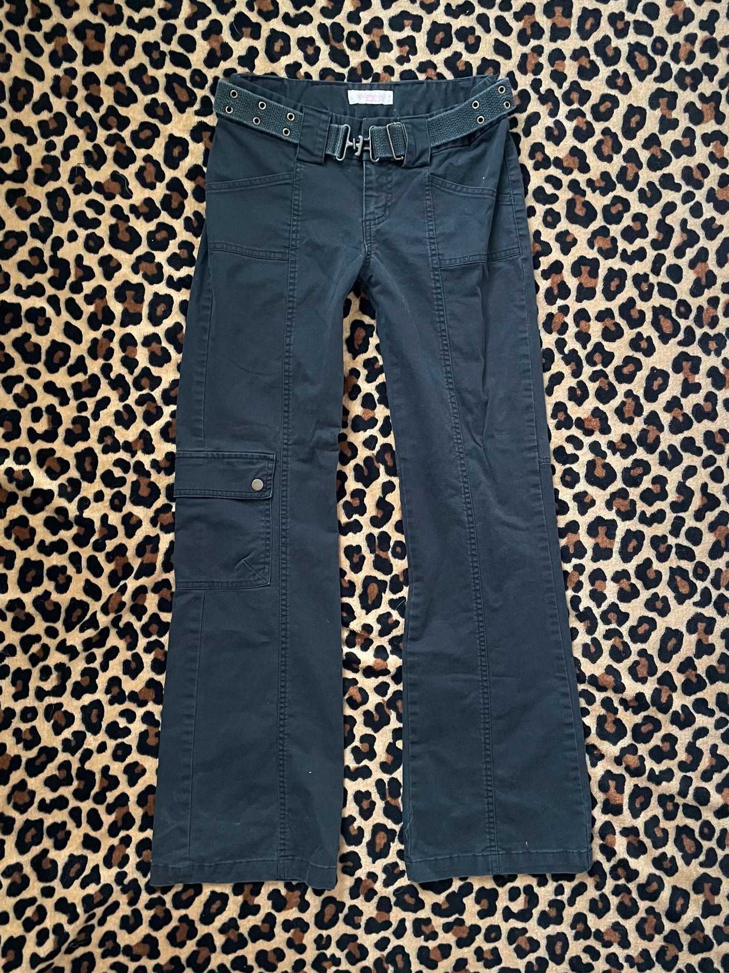 xhileration low rise cargo pants