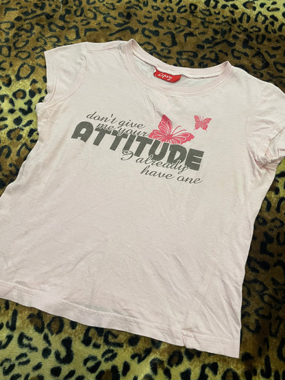 lipsy attitude baby tee