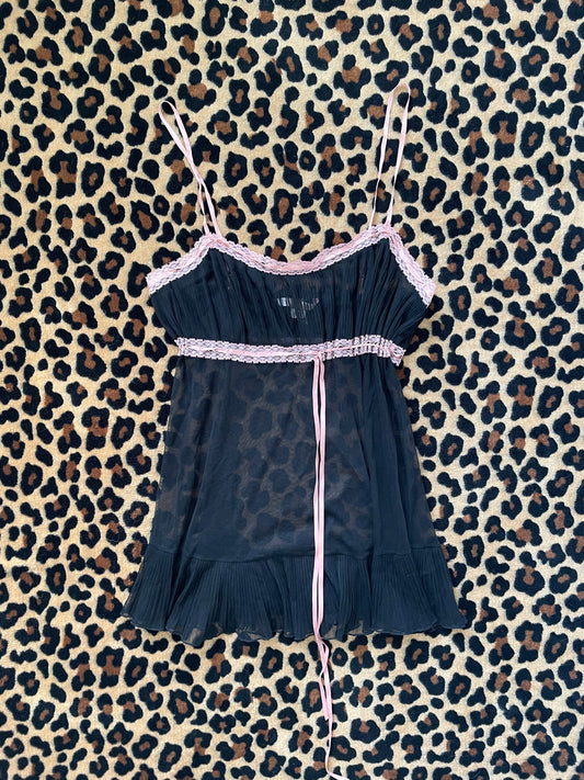 victoria secret mesh babydoll tank