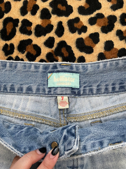 hollister lowrise ultra mini shorts