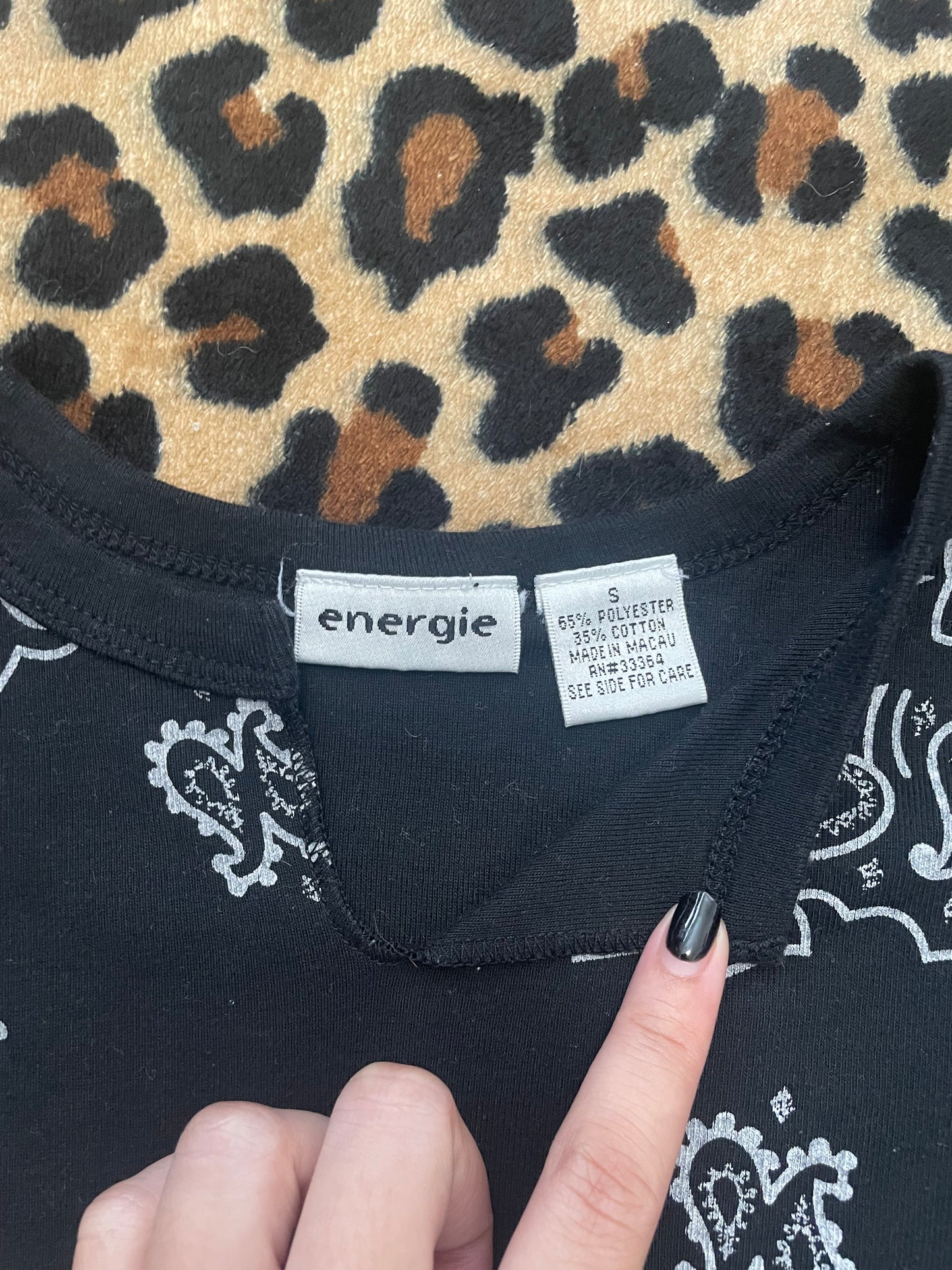 energie paisley baby tee