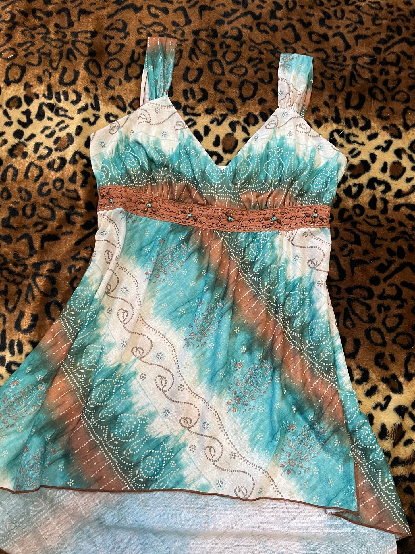 babydoll beaded tank