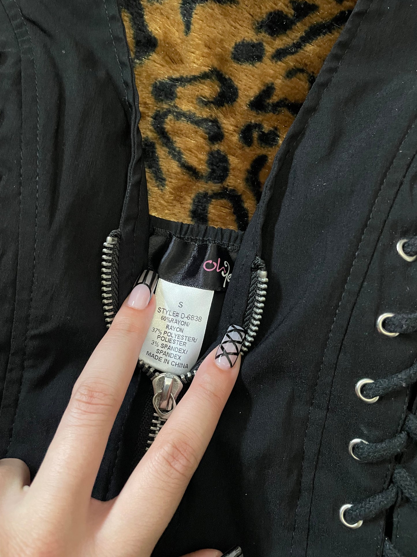 lace up corset style halter top