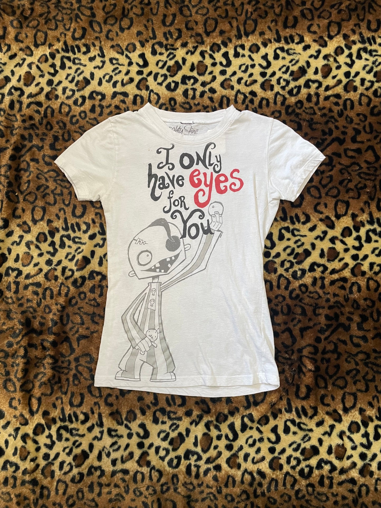 mighty fine “only have eyes for you” baby tee