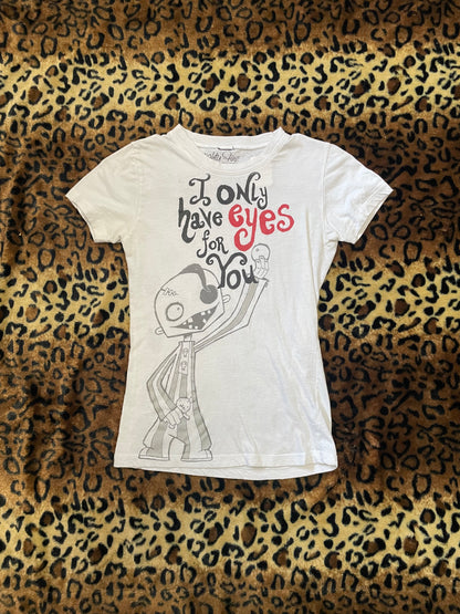 mighty fine “only have eyes for you” baby tee