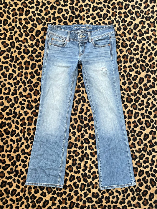 american eagle lowrise bootcut jeans