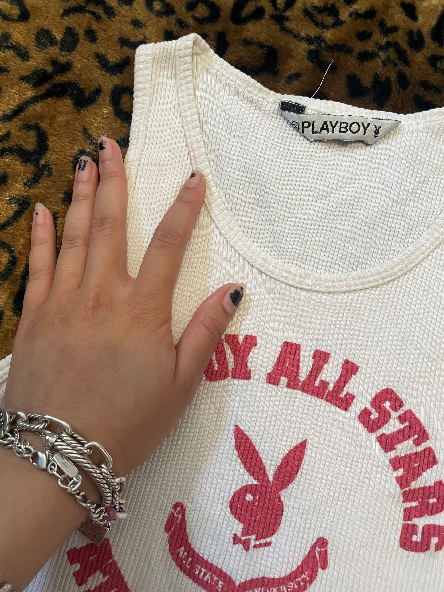 playboy athletic tank