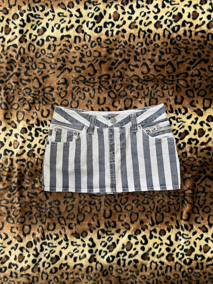 ghost of harlem striped mini skirt
