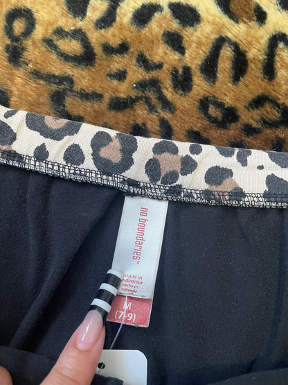 no boundaries lowrise cheetah foldover leggings