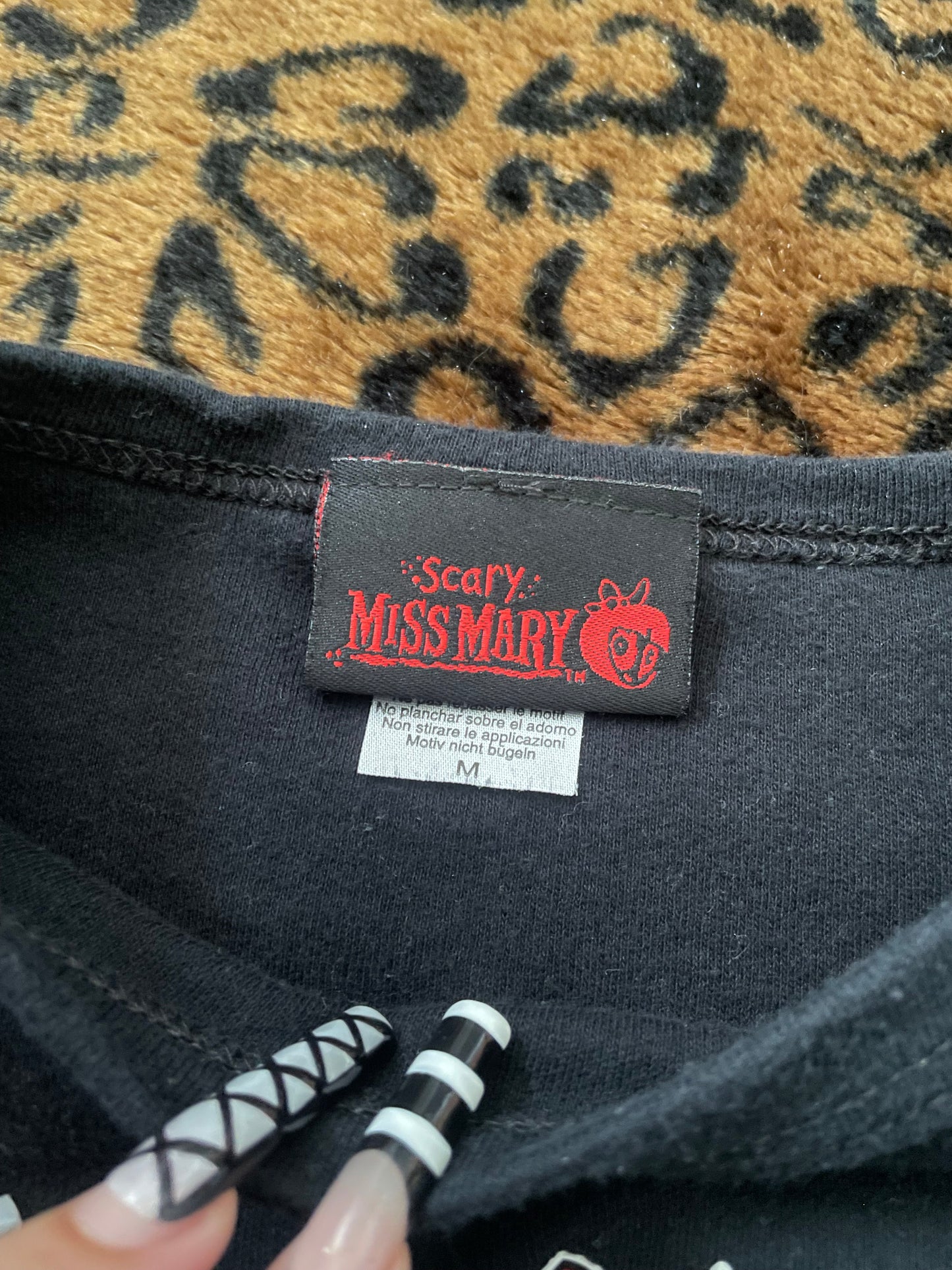 scary miss mary disturbed baby tee