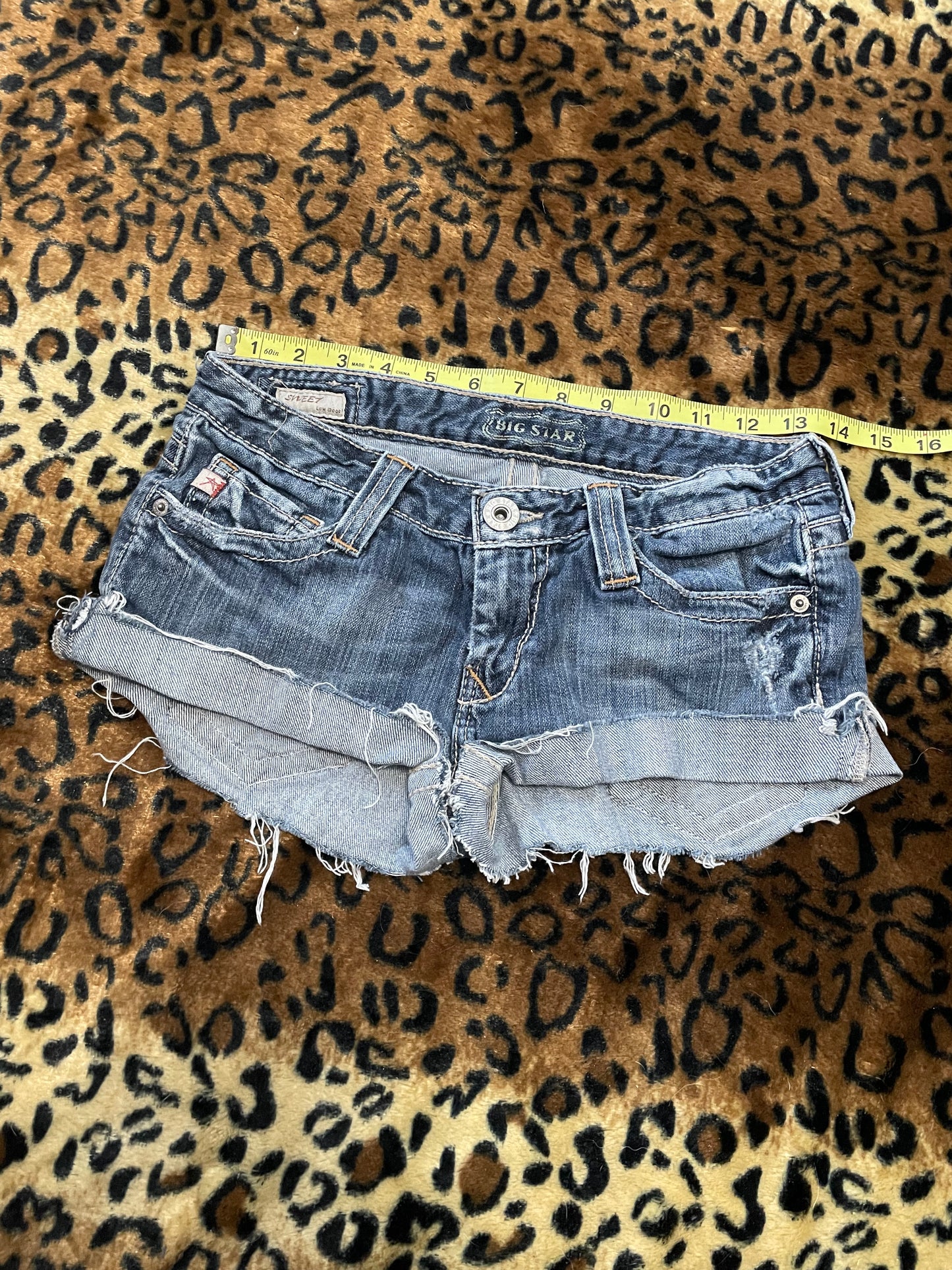 big star lowrise mini shorts