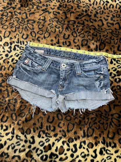 big star lowrise mini shorts