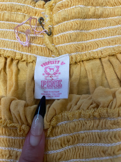 vs pink mini skirt