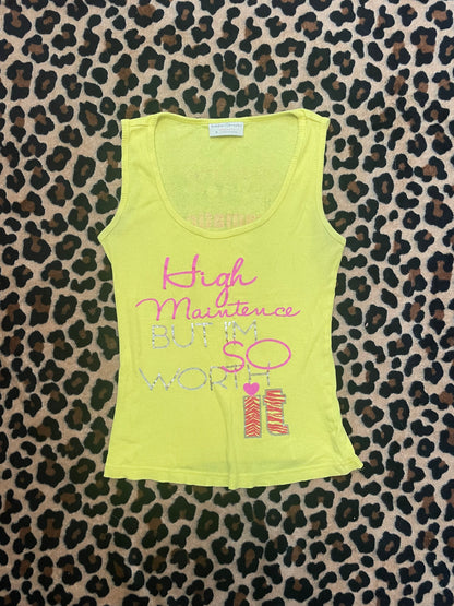 high maintenance tank