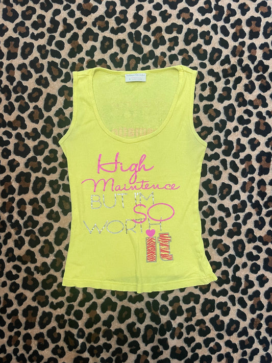 high maintenance tank