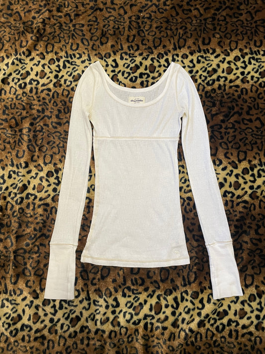 abercrombie babydoll longsleeve