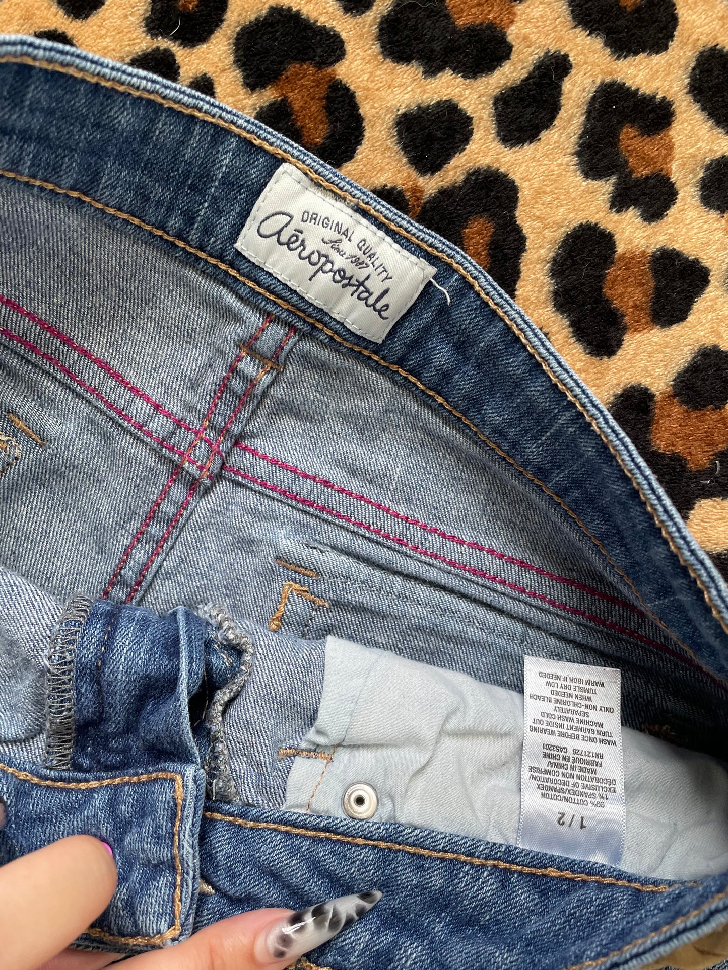 aeropostale lowrise mini shorts