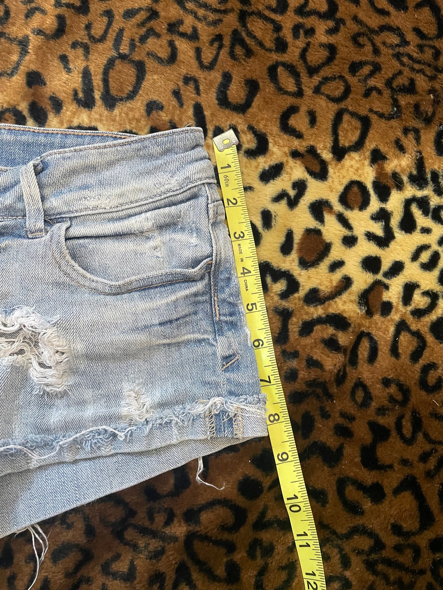 XXI lowrise denim mini shorts