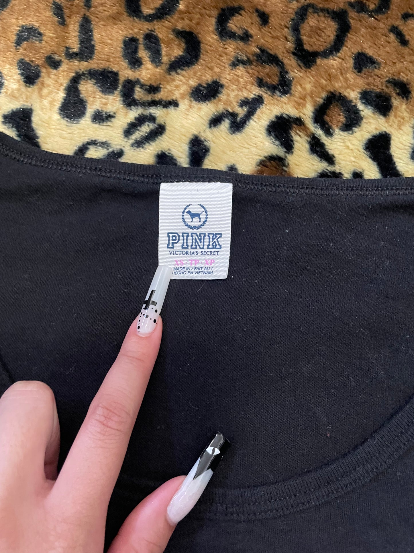 VS Pink bedazzled longsleeve