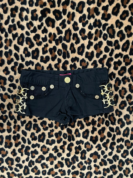 japanese dig deep lace mini shorts