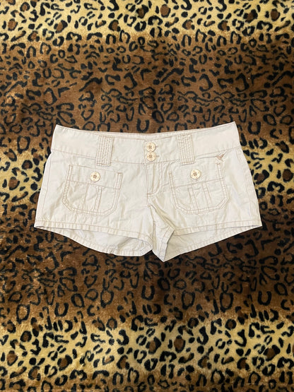 lowrise pocket mini shorts