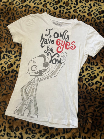mighty fine “only have eyes for you” baby tee