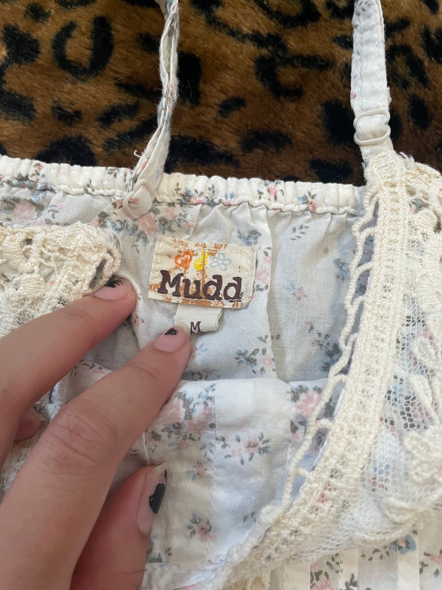 mudd floral tank