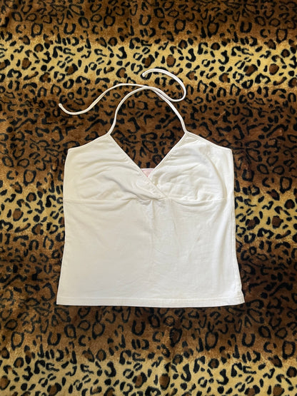 xhileration babydoll halter top