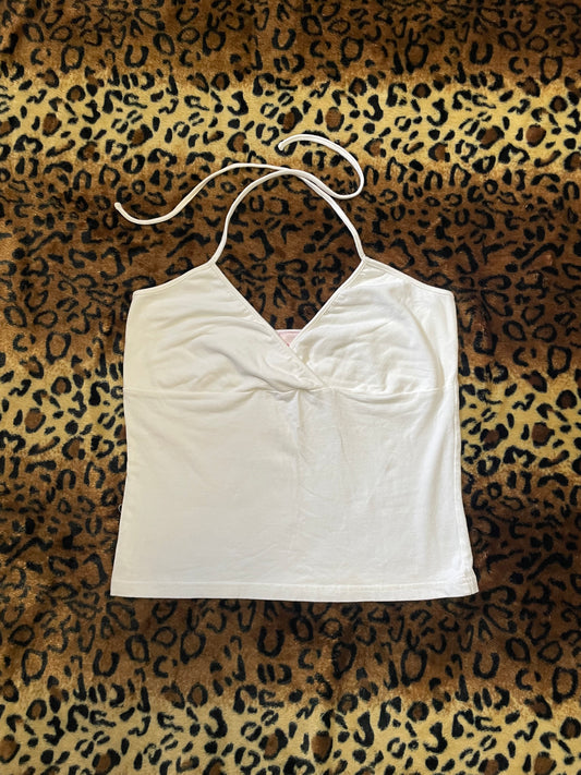 xhileration babydoll halter top